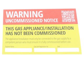 ATOM UNCOMMISSIONED APPLIANCE / INSTALLATION LABEL PACK OF 10