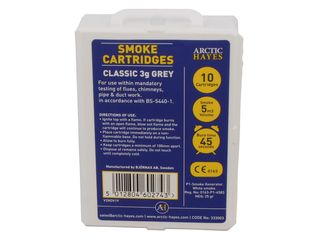 ARCTIC HAYES 333003 CLASSIC GREY SMOKE CARTRIDGES 3G (PACK 10)
