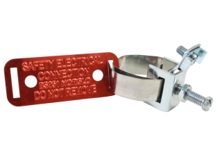 HAYE 556083 STEEL EARTHING CLAMP RED - NO LONGER AVAILABLE