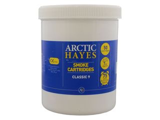 ARCTIC HAYES 333009B CLASSIC GREY SMOKE CARTRIDGES 9G (TUB OF 50)
