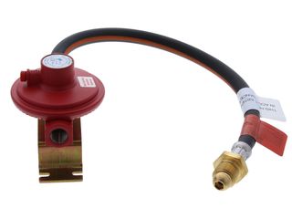 CONTINENTAL 4KG/HR REGULATOR WITH POL X W20 PIGTAIL AND WALL BRACKET