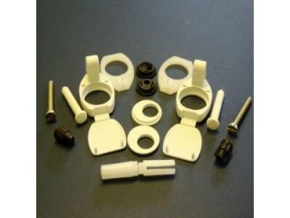 ISAS S972701 CAMARGUE SEAT HINGES WHITE