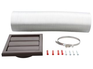 AIRFLOW FDK100-2M-MT-BR 100MM VENT KIT WITH GRILLE - BROWN
