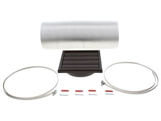 AIRFLOW FDK150-2M MT-WH 150MM VENT KIT WITH GRILLE - BROWN