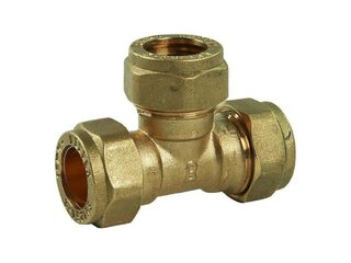 Plumbright Compression Equal Tee 15Mm