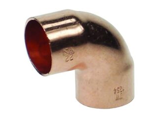 Plumbright Endfeed 22Mm Elbow 90 Degree