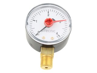 ALTECNIC WI-557304 0-4 BAR BOTTOM PRESSURE GAUGE