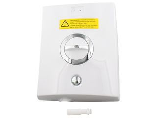 AQUALISA 435913 FRONT COVER - WHITE/CHROME