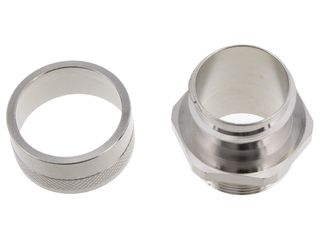 FLEX-IT 32MM NICKEL PLATED BRASS FIXED FITTING