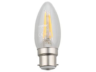 ENERGIZER 470LM 4W B22 WARM WHITE FILAMENT LED LAMP