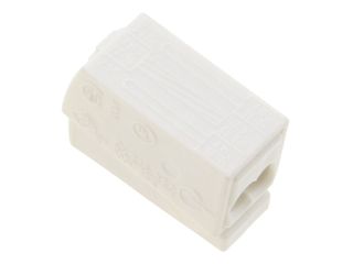 BX X 100 WAGO 224-112 3 WAY LIGHTING CONNECTOR - WHITE