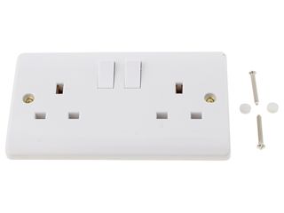 MODE CMA036 13A 2 GANG DP SWITCHED SOCKET