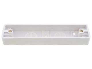 MODE CMA176 2GANG 19MM DEEP ARCHITRAVE PATTRESS BOX EARTH TERMINAL