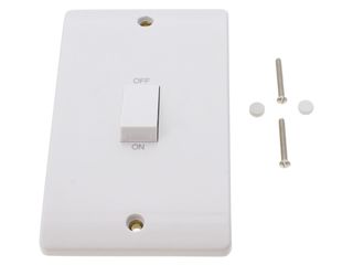 MODE CMA502 45A 2 GANG DP SWITCH WITH WHITE ROCKER