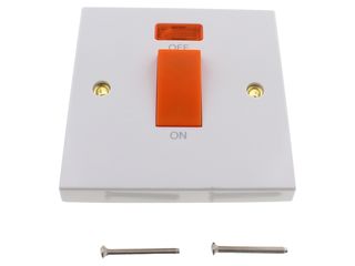 POLAR 45A 1 GANG DP SWITCH WITH NEON