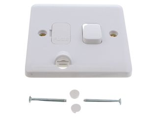 VIMARK CURVE VC1374 13A SWITCHED SPUR WITH BOTTOM FLEX OUTLET