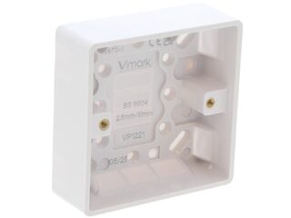 VIMARK VP12211G 25MM PATRESS BOX CURVED EDGE
