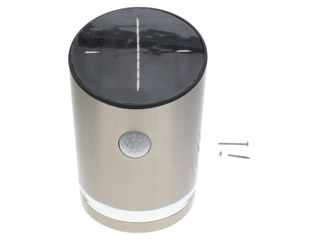 LUCECO LEXDSL1S40P-01 DECORATIVE STAINLESS STEEL SOLAR WALL LIGHT