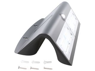 LUCECO LEXS80B40-01 6.8W SOLAR GUARDIAN WALL LIGHT WITH PIR - BLACK