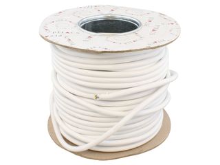 Pitacs EC346051 3183Y 50m 3 Core White Flex Cable - 1.0mm
