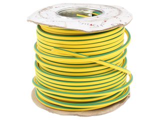 Pitacs EC344538 6491 x 16.0mm 1 Core Green / Yellow Cable - 50m