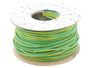Pitacs EC346056 6491 x 6.0mm 1 Core Green / Yellow Cable - 100m