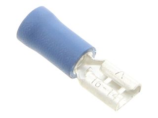 UNICRIMP QBPO48F8 4.8MM & 0.8MM FEMALE PUSH-ON TAB BAG OF 100 - BLUE