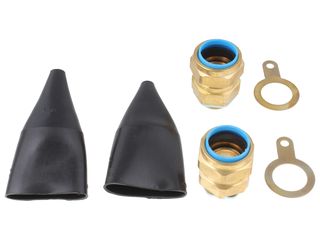 UNICRIMP QCW25 25MM BRASS CABLE GLAND