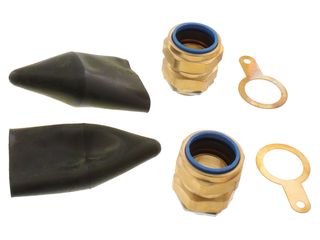 UNICRIMP QCW32 32MM BRASS CABLE GLAND