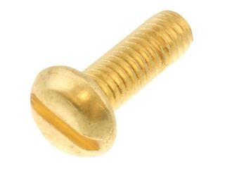 UNICRIMP QMS4-12B M4 X 12MM BRASS PANHEAD MACHINE SCREW - PACK OF 100