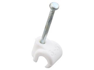 UNICRIMP QRC3 3-5MM ROUND CLIPS - WHITE - BOX OF 100