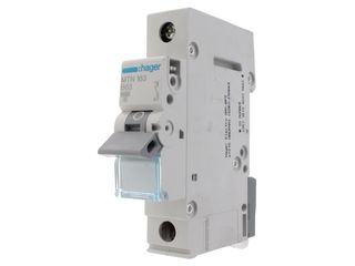 HAGER MTN163 1P 6KA B-63A 1M B TYPE MCB