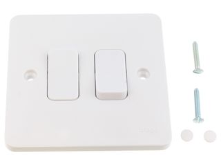 HAGER WMPS22 2 GANG 2 WAY WALL SWITCH