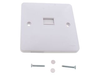 HAGER WMBTM BT MASTER TELEPHONE OUTLET - WHITE