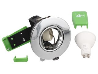 4LITE IP20 ADJ DOWNLIGHT WITH SMART GU10 - CHROME - 4L1/2216