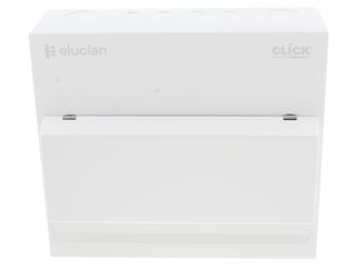 ELUCIAN CUEB12MS10 12 WAY METAL CONSUMER UNIT WITH 100A MAINS SWITCH