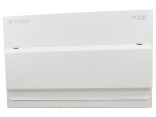 ELUCIAN CUEB18MSRCD12 18 WAY METAL CONSUMER UNIT WITH 100A MAINS SWI
