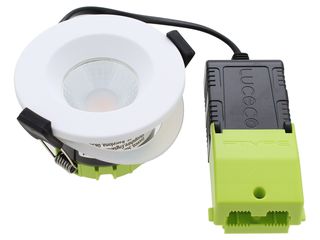 LUCECO EFCB60W27-01 FTYPE COMPACT BAFFLED 6W 550LM DIMMABLE FIRE RAT