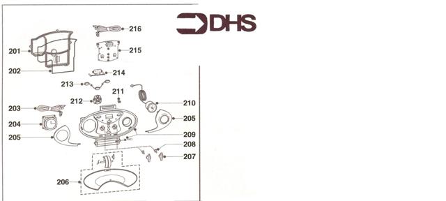 Exploded Diagram for ELECTRICAL AND PIPEWORK