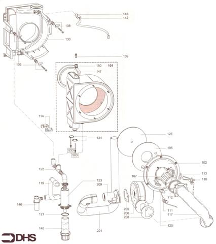 Exploded Diagram for FAN ASSY - SEALED CASE
