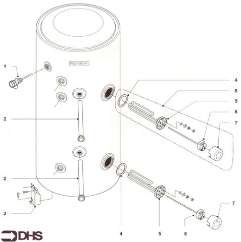 Exploded Diagram for COMPLETE MODEL