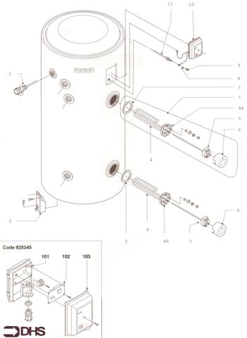 Exploded Diagram for COMPLETE MODEL