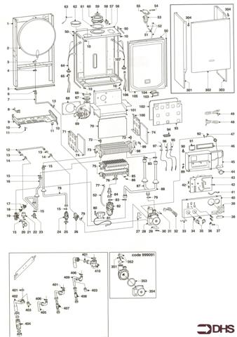 Exploded Diagram for COMPLETE MODEL