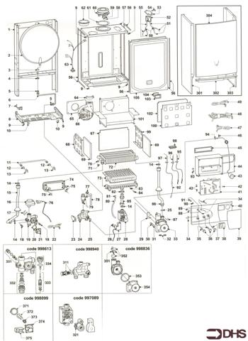 Exploded Diagram for COMPLETE MODEL