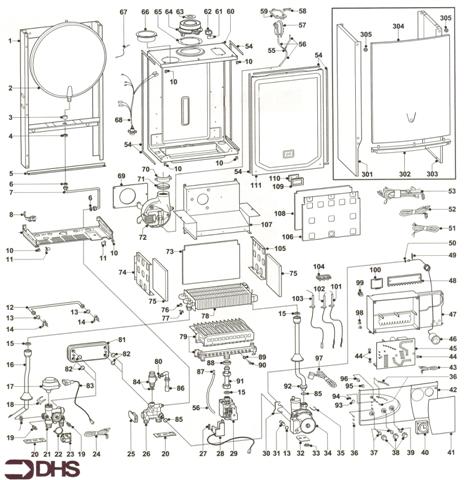 Exploded Diagram for COMPLETE MODEL