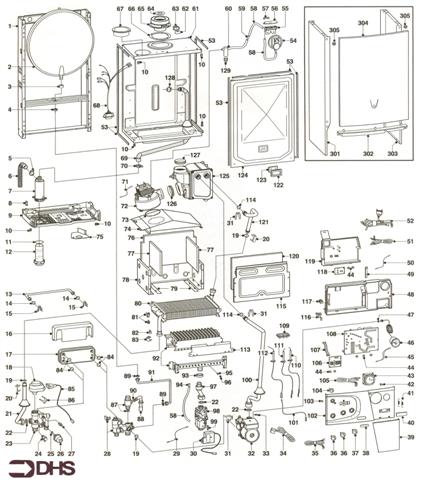 Exploded Diagram for COMPLETE MODEL