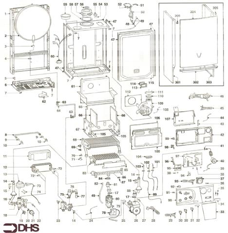 Exploded Diagram for COMPLETE MODEL