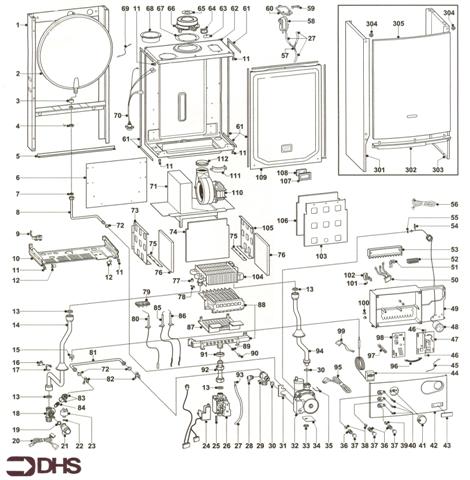 Exploded Diagram for COMPLETE MODEL