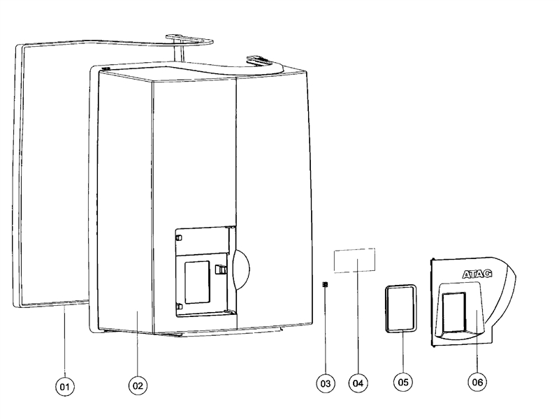 Exploded Diagram for CASING ASSY