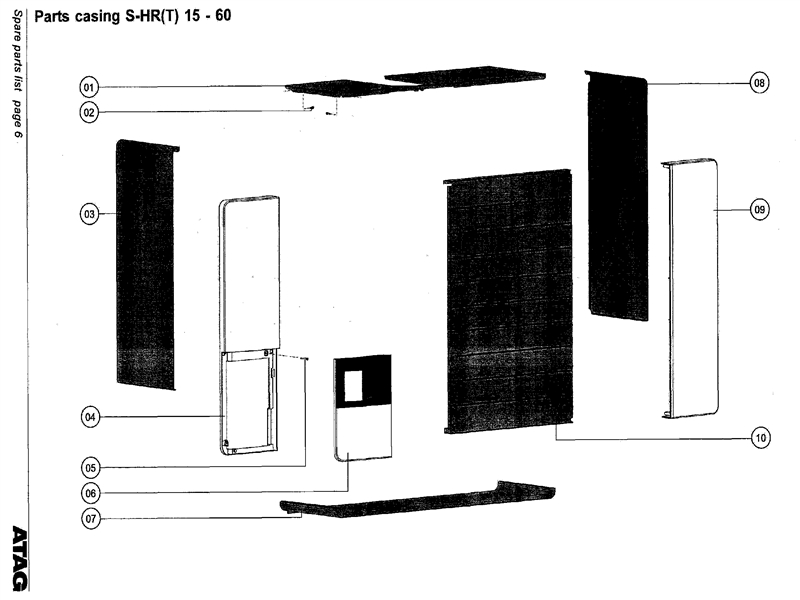 Exploded Diagram for CASING ASSY